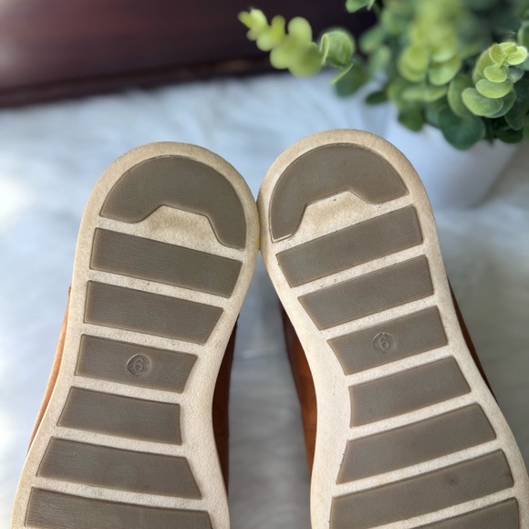 Vostey Tan Brown Leather Oxfords Business Casual Dress Shoes for Men Size US9 - Picture 12 of 14